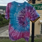 タイダイ染めティシャツ  ALOHA