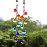 虹色のピアス（イヤリング）