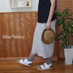 綿麻　ガウチョパンツ