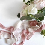 silk ribbon  シルクリボン ピンク系　4色よりお選びいただけます