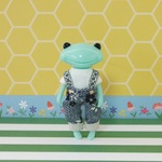 吊りズボンセット：インディゴ[indigo blue]　フォーチュンワンダ