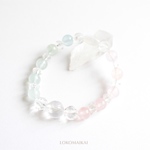【ハワイ浄化】アイリスクォーツ×MIXベリルブレスレット