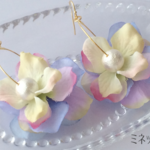あじさい フープピアス