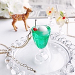 キラキラクリームソーダ   ネックレス   フェイクスイーツ 