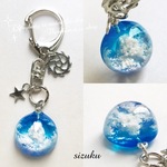 雲レジン  入道雲 キーホルダー