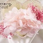 送料無料❃︎浴衣 髪飾り✴︎ライトピンク❃︎プリザーブドフラワー