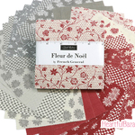 USAコットン moda charmpack 42枚セット Fleur de Noel 生地 布 クリスマス