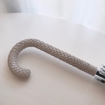  再販 30cm リネンの傘の柄カバー☆シンプル