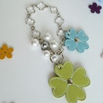 【 再販売 】W*Flower & Flower silver チェーンS