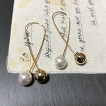 大人可愛い✦メタルボールピアス