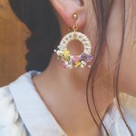 [特集掲載]❁flower　basket❁ピアス／イヤリング