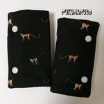エルゴ＊よだれカバー♡モンキー(ブラック)