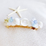   ♡newブルー♡ マーメイドバレッタ♡