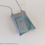 帆布11号サコッシュ縦長  グレー/PVC B