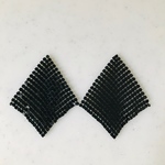 Black Spangles Square Parts