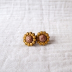 SUN FLOWER 向日葵 イヤリング✳︎ピアス
