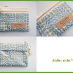 LIBERTY 　Sleeping Rose　スリーピングローズ　48Ｇ　wファスナー・クリアポケット付きminiポーチ　◆suicaケース・パスケースにも♪