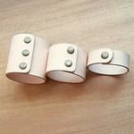 【ブレスレット　幅6㎝タイプ】【ヌメ革　本革　レザー】【ナチュラル】【シンプル】