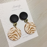 brownzebra × MattBlack インパクト個性的ピアス/イヤリング