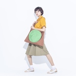 再入荷！大容量丸いポケット帆布トートバッグ