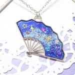 ☆蝶が舞う銀河扇子～宇宙～☆
