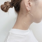 SALE！！高品質ダブルリングBIGフープピアス♡