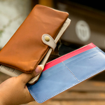 【受注生産】plump long wallet / antique work