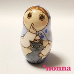 ミニマトリョーシカ(ロシアンブルー）