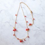 クランベリー　ネックレス