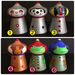 タマネギ型 宇宙人❶〜❻号