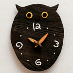 フクロウの掛け時計