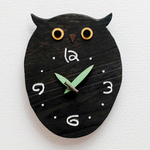 フクロウの掛け時計