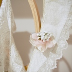 for  Baby＆kids *flower lace clip【 pink 】