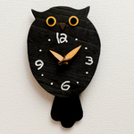 フクロウの掛け時計
