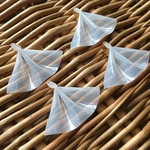 ♡プチサイズ4コセット♡  PVC タッセル　ホワイト