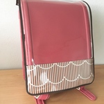 新柄入荷＊再販【受注製作】女の子向け♡切替柄と縁取りが選べる＊透明ランドセルカバー