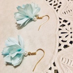 ピアス★フラワー 花★ パール リボン 花びら ウェディング
