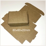 ギフトボックス*80×60×22mm クラフト紙*ハンドメイド作品の包装に