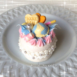 サンキュー♡マカロン風小物入れ
