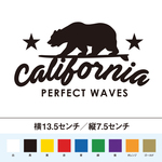 カリフォルニア　完璧な波　ステッカー
