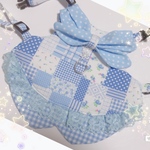 ✩.*˚  パッチワーク風サマーハーネス  ✩.*˚