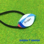 ヘアゴム☆ラグビー（RUGBY）