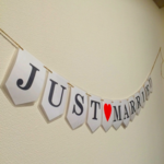 再販×12 justmarrageガーランド 結婚式