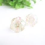 260.pastel in the rose 一粒ピアス◇イヤリング変更可 薔薇