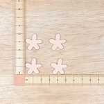 ヌメ革　５枚花（ＦＢ－０２）２０ｍｍ　２０枚セット
