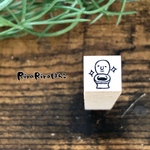 【トイレ】スケジュールはんこ＊10mm角＊ラバースタンプ＊R350