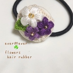 お花のヘアゴム