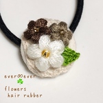 お花のヘアゴム