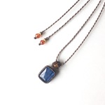 カイヤナイト macramé ペンダント