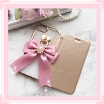 手帳型iPhoneケース♡スマホリング♡大人もカワイイ